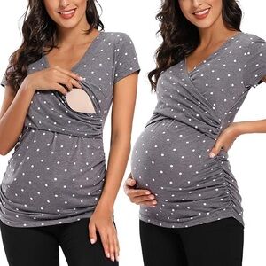 Maternity Polka Dot Shirt!